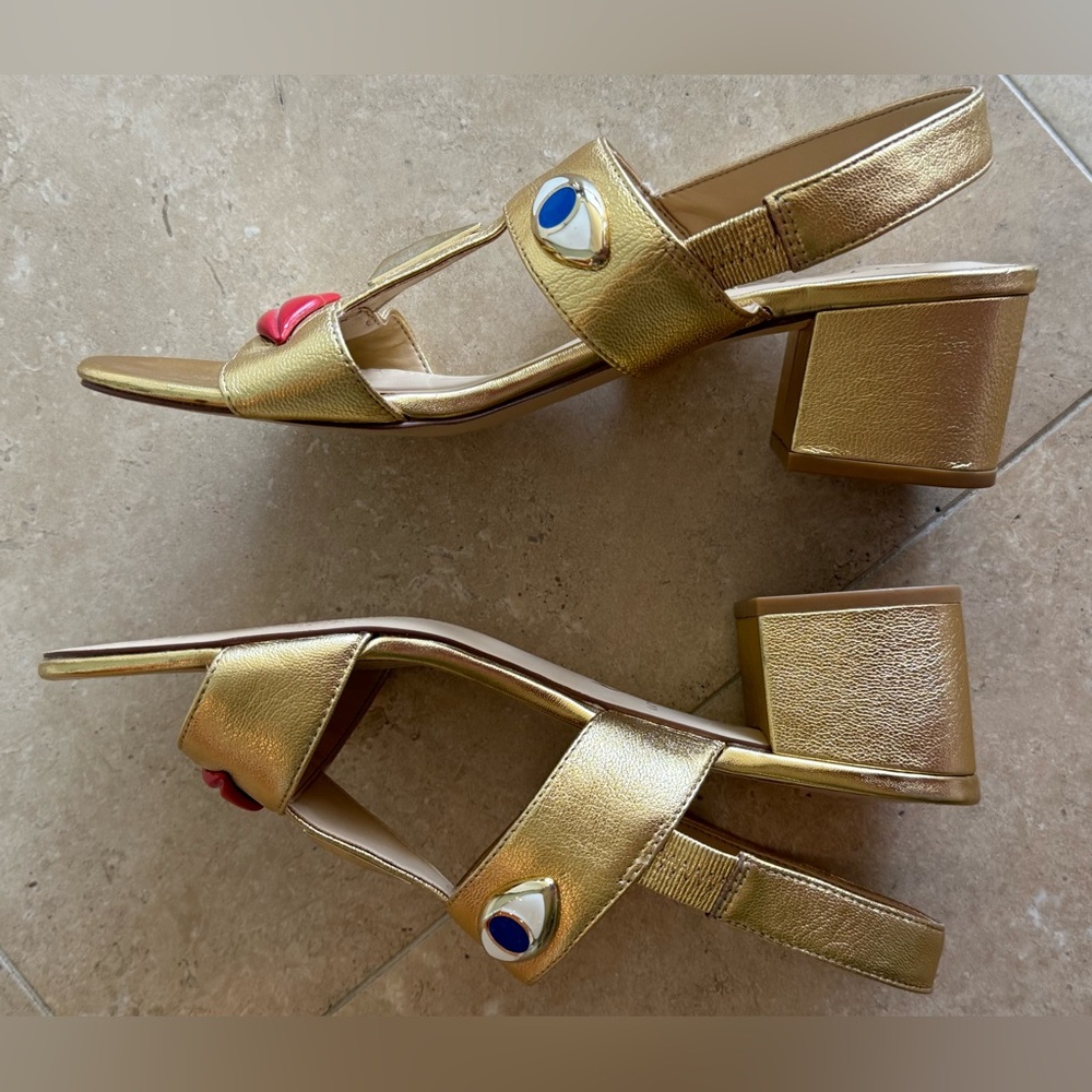 Like New! Katy Perry Ora Sandal Gold - Picture 6 of 10